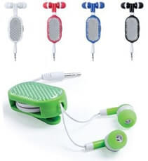 Retractable-Fitness-Earphones-Personalised